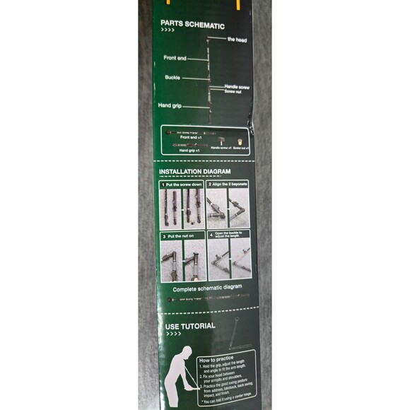 Golf Swing Training Aid Stick Posture Corrector Pro Practice Trainer NEW IN BOX - Picture 2 of 5